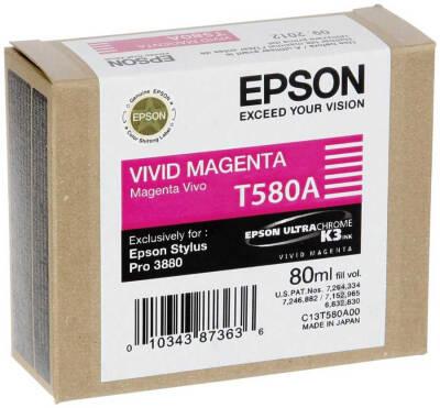 Epson T580A-C13T580A00 Kırmızı Orjinal Kartuş
