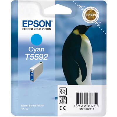 Epson T5592-C13T55924020 Mavi Orjinal Kartuş
