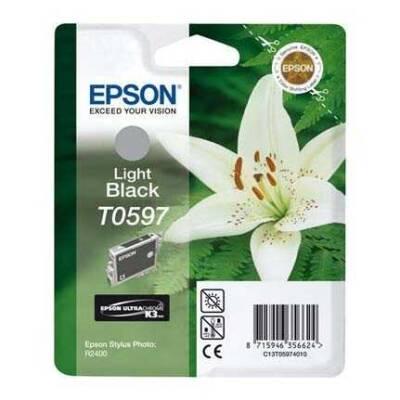 Epson T0597-C13T05974020 Açık Siyah Orjinal Kartuş