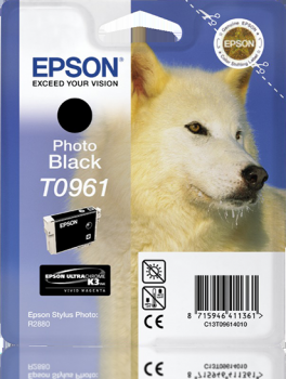 Epson T0961-C13T09614020 Siyah Orjinal Kartuş