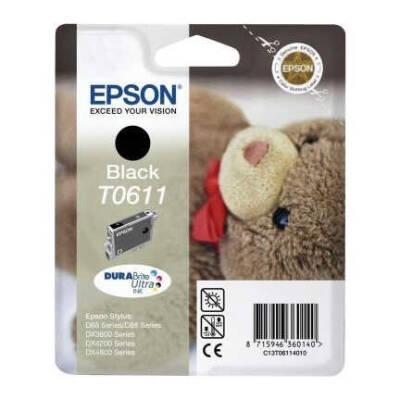 Epson T0611-C13T06114020 Siyah Orjinal Kartuş