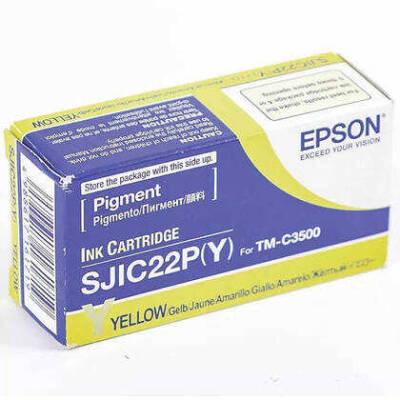 Epson SJIC22-C33S020604 Sarı Orjinal Kartuş