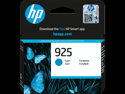 HP 925 (4K0V6PE) Mavi Orjinal Mürekkep Kartuş