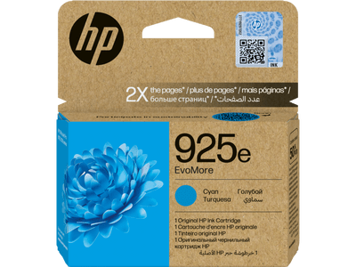 HP 925e (4K0W0PE) Mavi Orjinal Yüksek Kapasite Mürekkep Kartuş