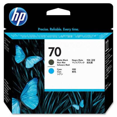 Hp 70-C9404A Orjinal Mat Siyah Ve Mavi Baskı Kafası