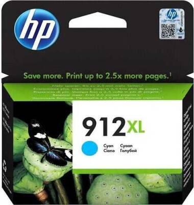 Hp 912XL-3YL81AE Mavi Orjinal Kartuş Yüksek Kapasiteli