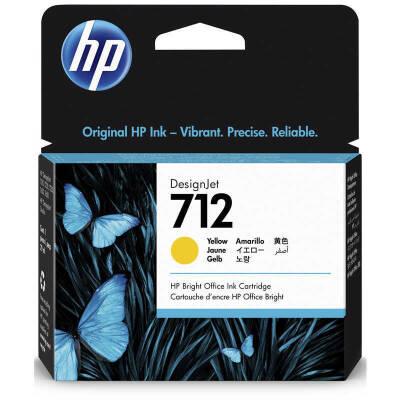 Hp 712-3ED69A Sarı Orjinal Kartuş