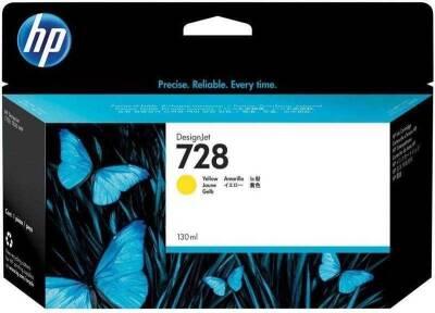 Hp 728-F9J65A Sarı Orjinal Kartuş Yüksek Kapasiteli