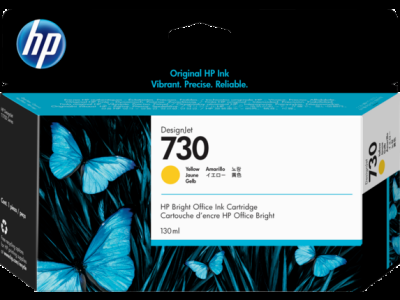 Hp 730-P2V64A Sarı Orjinal Kartuş