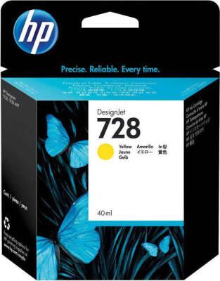 Hp 728-F9J61A Sarı Orjinal Kartuş