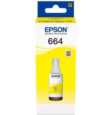 Epson 664 T6644 C13T66444A Sarı Orijinal Şişe Mürekkep