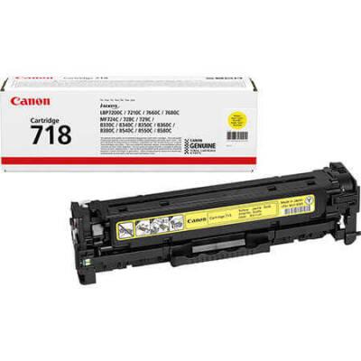 Canon Crg-718 Orjinal Sarı Toner