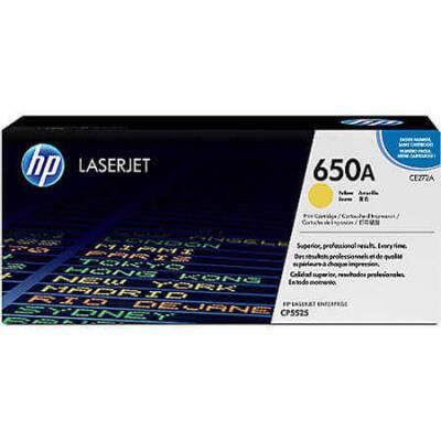 Hp 650A-CE272A Sarı Orjinal Toner
