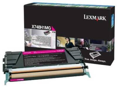 Lexmark X748-X748H1MG Kırmızı Orjinal Toner Yüksek Kapasiteli