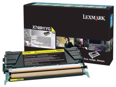 Lexmark X748-X748H1YG Sarı Orjinal Toner Yüksek Kapasiteli