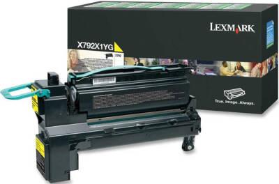 Lexmark X792-X792X1YG Sarı Orjinal Toner Yüksek Kapasiteli