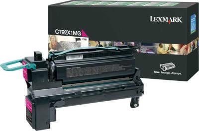 Lexmark C792-C792X1MG Kırmızı Orjinal Toner Yüksek Kapasiteli