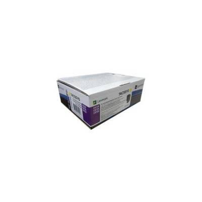 Lexmark CS720-74C5SY0 Sarı Orjinal Toner Yüksek Kapasiteli