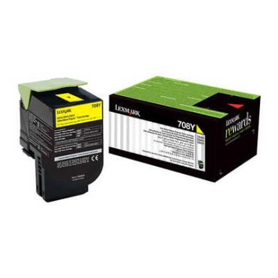 Lexmark CS510-70C8XY0 Sarı Orjinal Toner