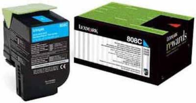 Lexmark CX410-80C8HC0 Mavi Orjinal Toner