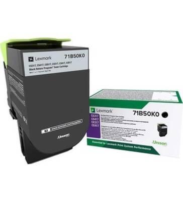 Lexmark CS317-71B50K0 Siyah Orjinal Toner