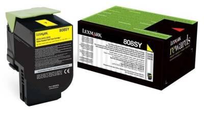 Lexmark CX410-80C8SY0 Sarı Orjinal Toner Yüksek Kapasiteli
