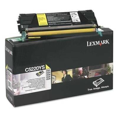 Lexmark C522-C5220YS Sarı Orjinal Toner