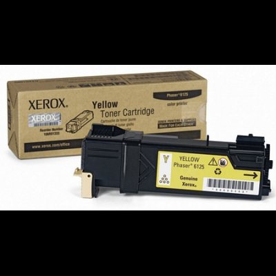 Xerox Phaser 6125 -106R01337 Sarı Orjinal Toner