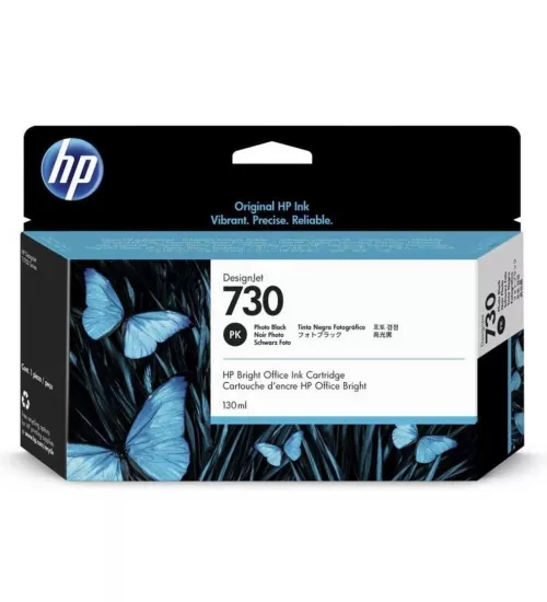 HP 730 P2V67A Foto Siyah Orijinal Kartuş 130 ml