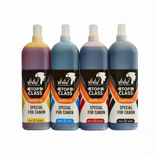 Canon Vivid Top Class Dye Mürekkep Seti 4×1 Litre