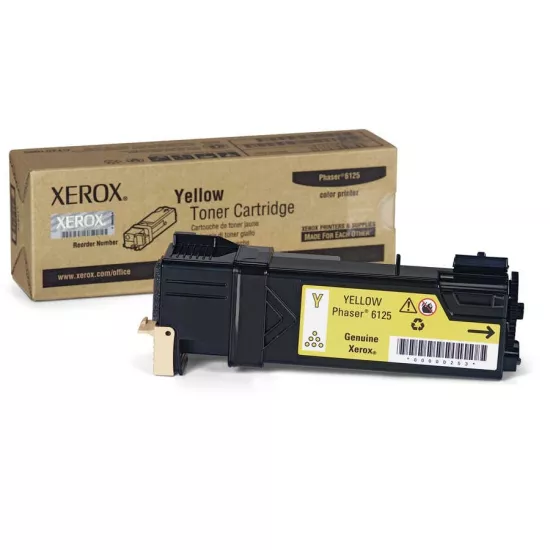 Xerox Phaser 6125-106R01336 Sarı Muadil Toner