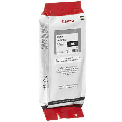 Canon PFI-207BK Siyah Orjinal Kartuş