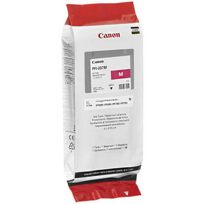 Canon PFI-207M Kırmızı Orjinal Kartuş
