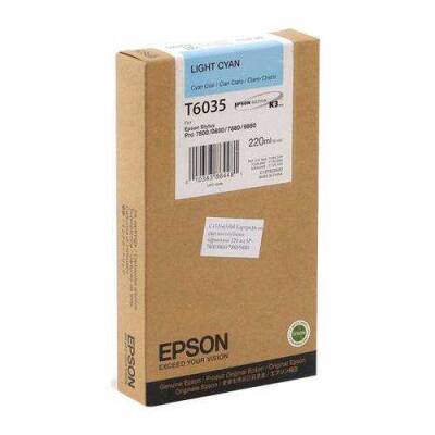 Epson T6035-C13T603500 Açık Mavi Orjinal Kartuş
