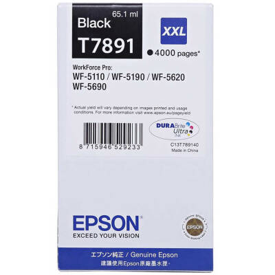 Epson T7891-C13T789140 Siyah Orjinal Kartuş Extra Yüksek Kapasiteli