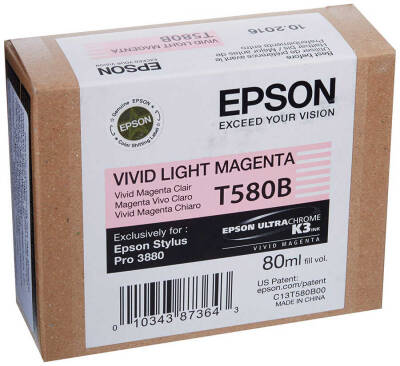 Epson T580B-C13T580B00 Açık Kırmızı Orjinal Kartuş