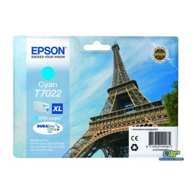 Epson T7022XL-C13T70224010 Mavi Orjinal Kartuş