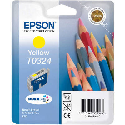 Epson T0324-C13T03244020 Sarı Orjinal Kartuş