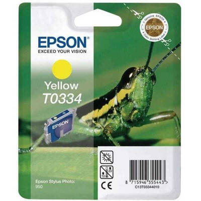 Epson T0334-C13T03344020 Sarı Orjinal Kartuş