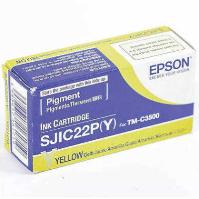 Epson SJIC22-C33S020604 Sarı Orjinal Kartuş