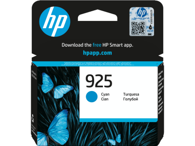 HP 925 (4K0V6PE) Mavi Orjinal Mürekkep Kartuş