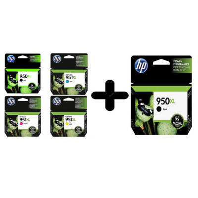 Hp 950XL/951XL + 950XL Orjinal Kartuş Paketi