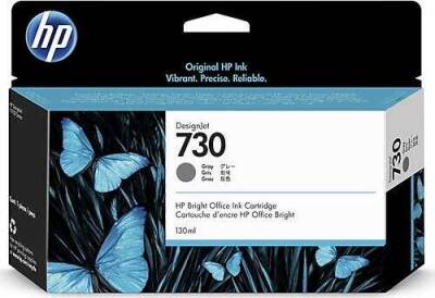 Hp 730-P2V66A Gri Orjinal Kartuş