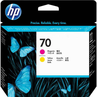 Hp 70-C9406A Orjinal Kırmızı Ve Sarı Baskı Kafası