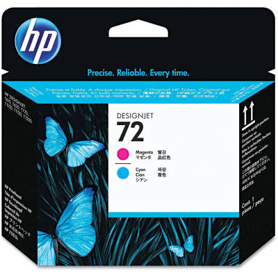 Hp 72-C9383A Orjinal Kırmızı Ve Mavi Baskı Kafası