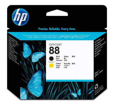 Hp 88-C9381A Orjinal Siyah Ve Sarı Baskı Kafası
