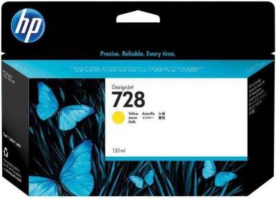 Hp 728-F9J65A Sarı Orjinal Kartuş Yüksek Kapasiteli