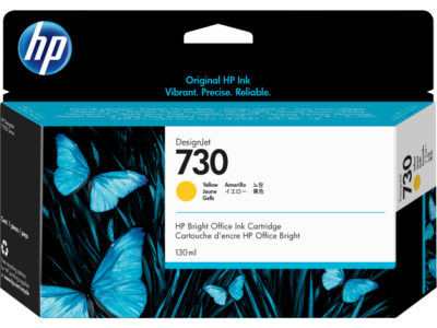 Hp 730-P2V64A Sarı Orjinal Kartuş