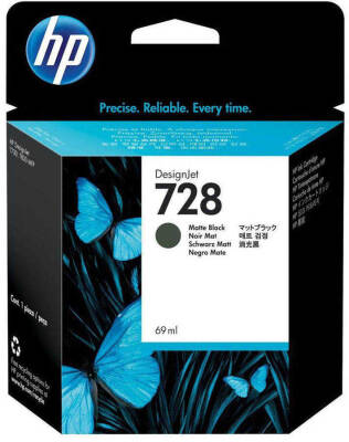 Hp 728-F9J64A Mat Siyah Orjinal Kartuş