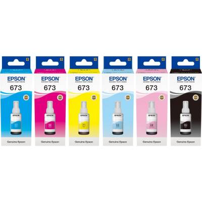 Epson T673 Orjinal Mürekkep Seti
